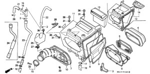 XR250R Воздухоочиститель