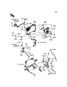 EX250 (ABS) ラジエータ
