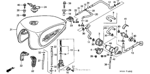 VT1100C Топливный бак