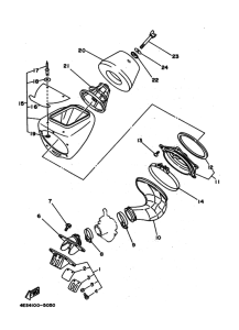 YZ80 YZ80G Впускная система