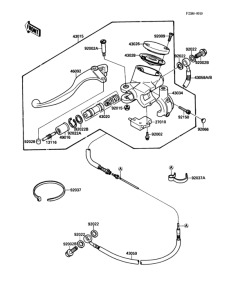 VN1500 Цилиндр сцепления