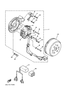 XT350'88 Генератор