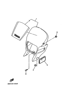 XT225 XT225E Cowling comp