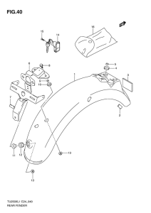 TU250 Заднее крыло