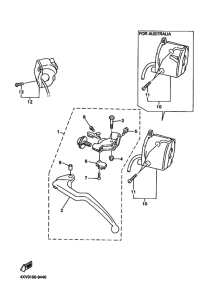 YZF-R1 Interruptor  manillar&palanc