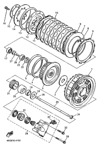 XJR1200 Сцепление