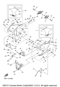 FZ6REB Обтекатели