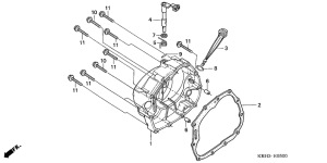 XR125 Крышка картера правая