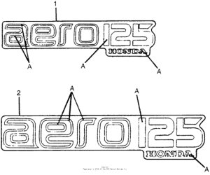 NH125 Наклейки
