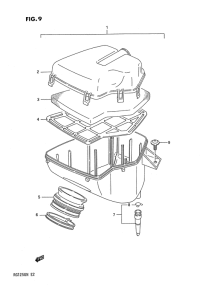 RG125 Воздухоочиститель