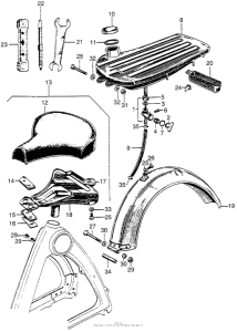 P50 Seat + fuel tank