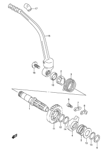 DR250 Ножной стартер