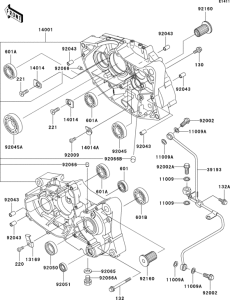 BN125 Картер двигателя