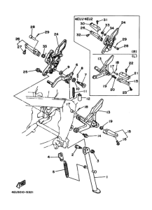 TZR50 ｽﾀﾝﾄﾞ. ﾌｰﾄﾚｽﾄ