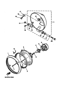 XV250S ﾍﾂﾄﾞﾗｲﾄ