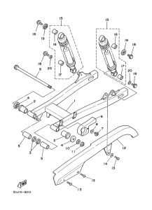 XV125S Rear arm. suspension