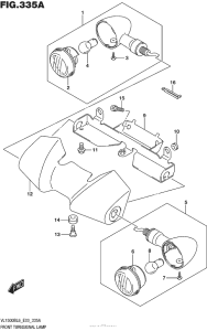 VL1500B Front Turnsignal Lamp