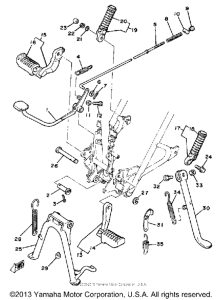 SR185H Подножки