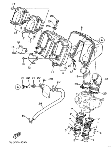 XTZ750 Впускная система