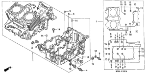  Картер двигателя