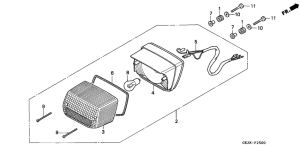 NSR50S Taillight unit ass`y