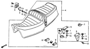 CB750 Cb750k / lseat 80-82