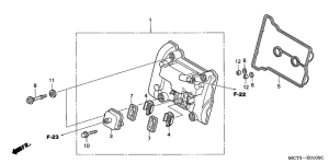FJS600 Крышка головки цилиндров