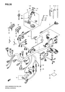 GSX1300BK Жгут проводов