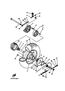 QB50 Заднее колесо в сборе