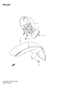 VS1400 Переднее крыло