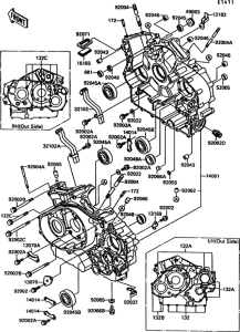 VN1500 Crankcase(1 / 2)