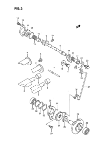 RM250 Клапан выхлопа
