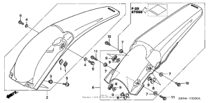  Задний бампер