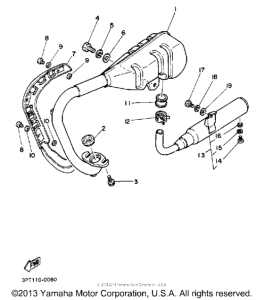 PW50A Выхлопная система