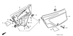 XL185 Боковая крышка