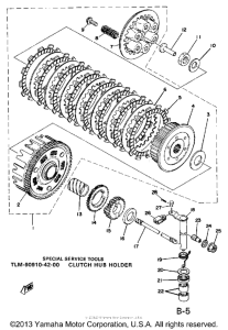 XT500F Сцепление