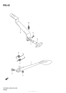 VZ1500 Подножка