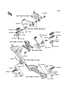 ZR1000 Подножки
