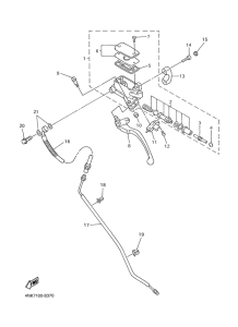 XVZ1300A Передний торм. цилиндр 2