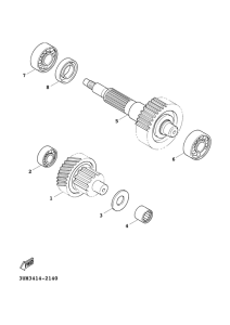 XC125FD Трансмиссия