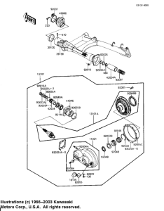KZ1100 Drive shaft / final gears