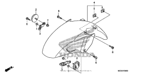 ST1300 Переднее крыло