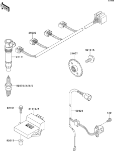 ZX900 Система зажигания