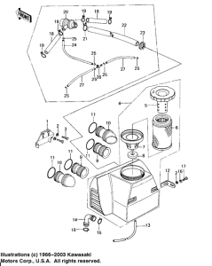 KZ650 Воздухоочиститель