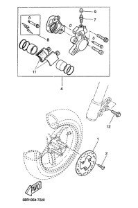 YQ50 Передний суппорт