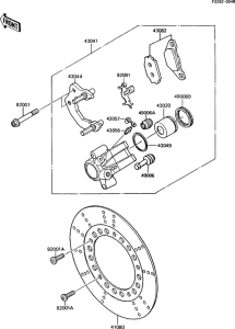 AR125S Передний тормоз