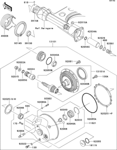 VN1500 Drive shaft / final gear(1 / 2)
