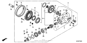 VTX1800S1 Редуктор
