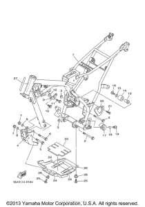 TTR125LW Рама