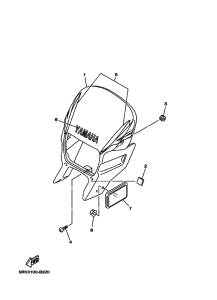 XT225 XT225R Cowling comp